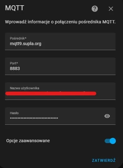 Home Assistant - Konfiguracja integracji MQTT