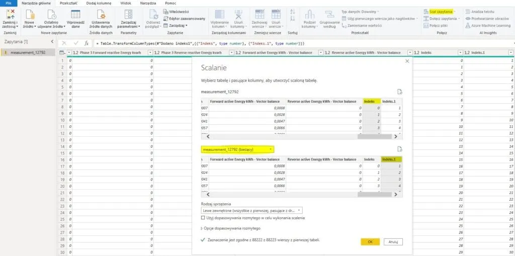 Power Query - scal zapytania