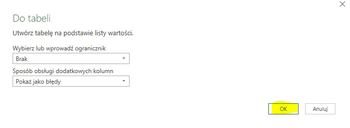 Pobieranie danych z MEW-01 do Excel