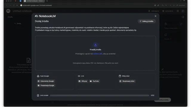 NotebookLM pozwala tworzyć podsumowania audio i wideo