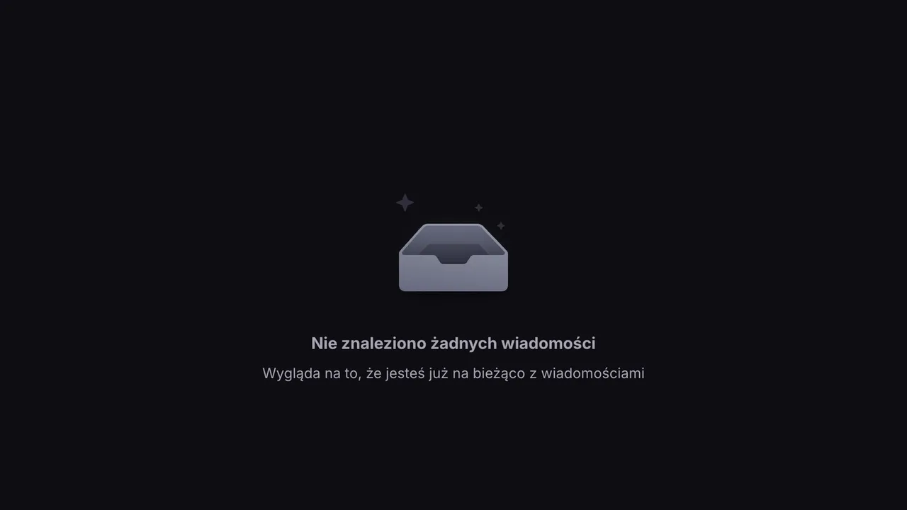 Porządek w skrzynce odbiorczej